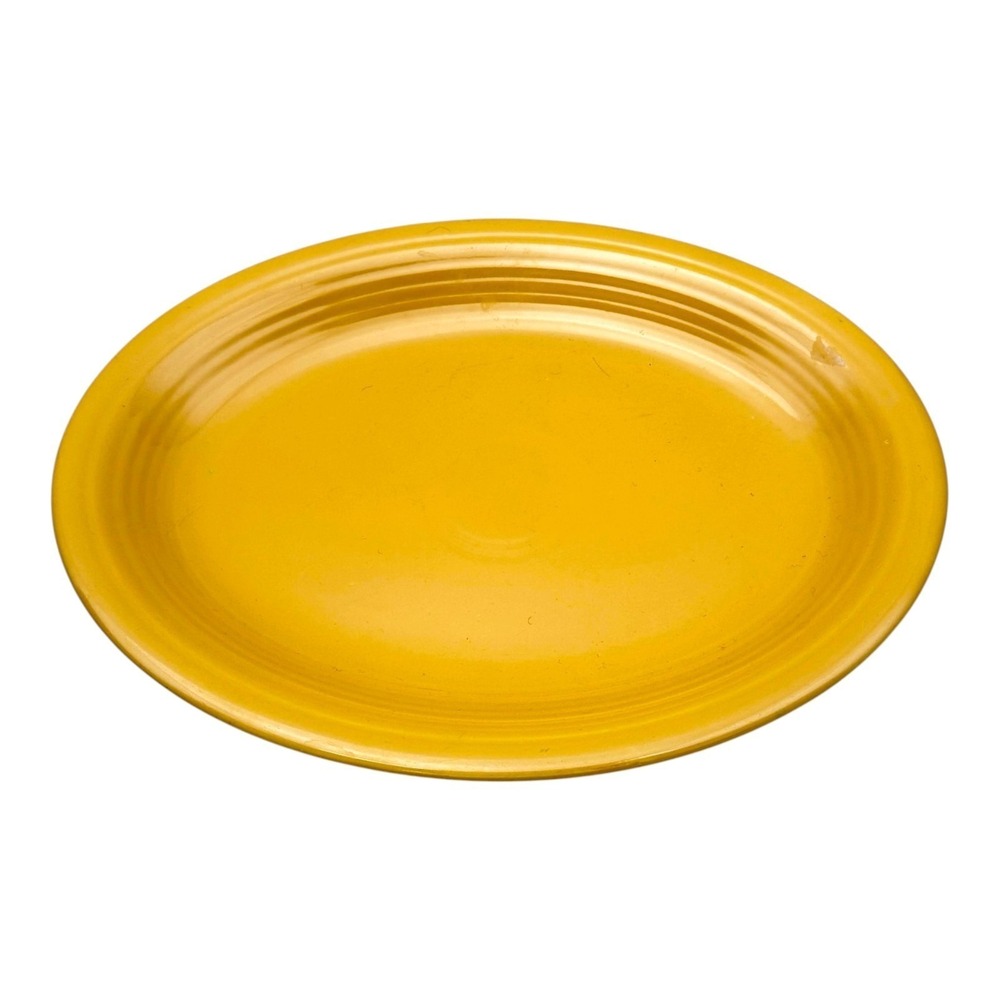 Fiesta Oval Serving Platter 12.5in Yellow Orange Vintage Ceramic USA Vintage 70s